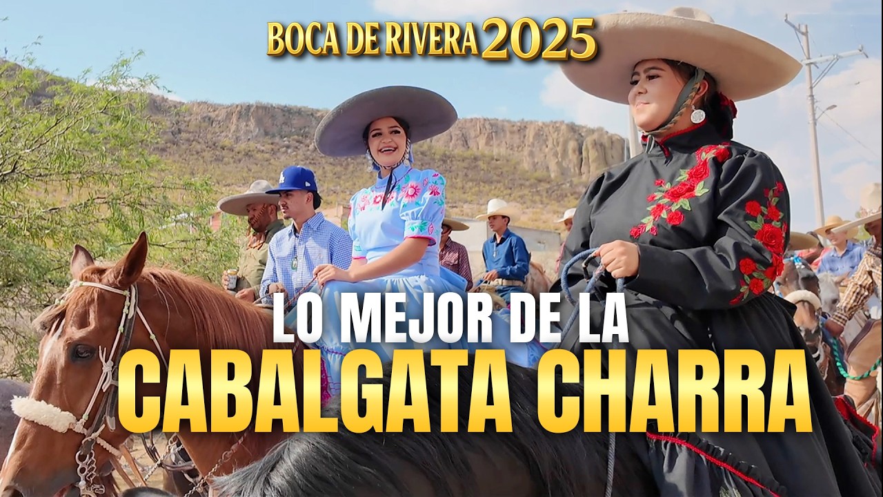 🎉 Banda, caballos y pura tradición en la CABALGATA de feria en BOCA DE RIVERA 🐎
