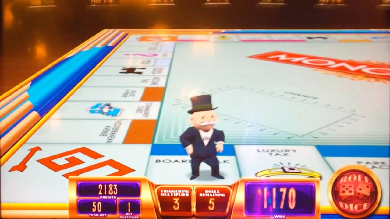 Epic Monopoly slot machine, Double Bonus or Bust