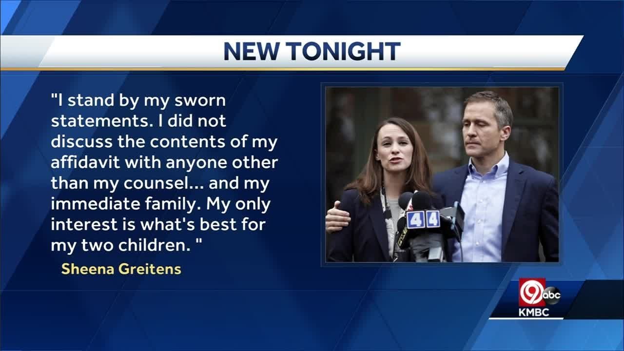 Sheena Greitens releases personal statement Tuesday