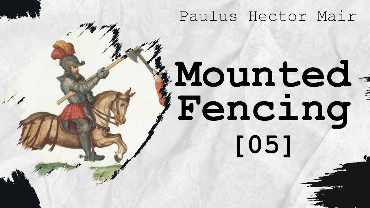 PHM - Mounted Fencing [05] - A fight where the footman uses halberd on a rider with lance - #HEMA