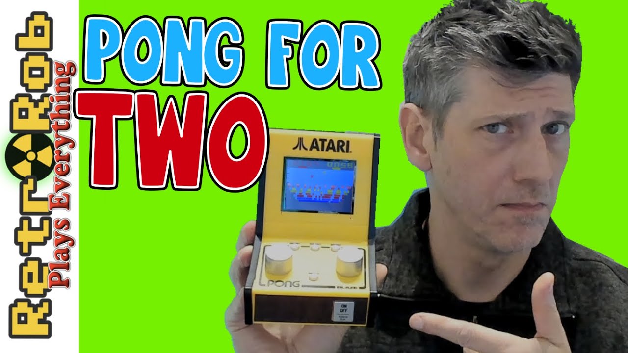 Atari 2 Player Pong Mini Arcade от Blaze! Распаковка, игровой процесс и мысли