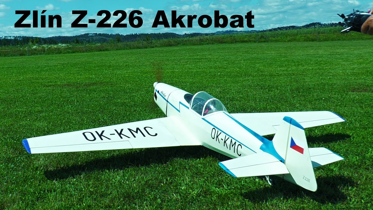 Zlin Z-226 Akrobat | giant scale RC airplane | 4K | Letovice 2021