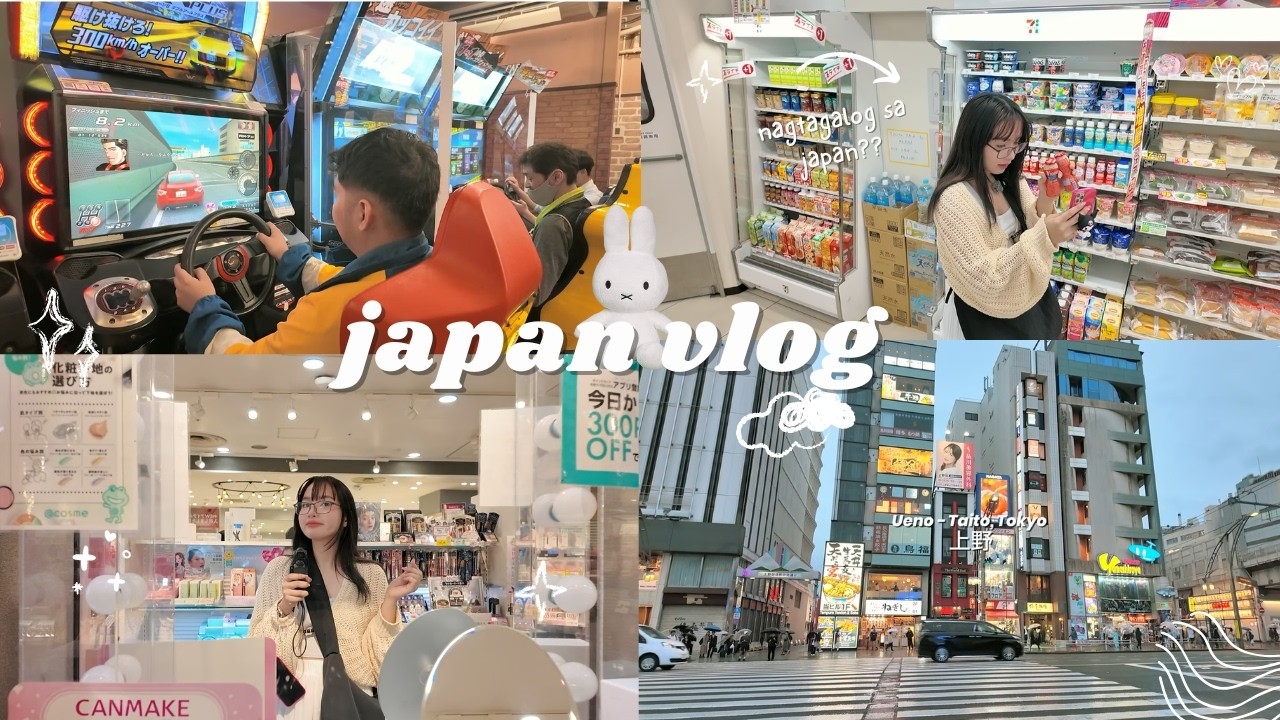 japan vlog 𓏲๋࣭࣪˖🎐 | going out alone in tokyo | rainy day | shopping in Ueno | chill vlog 🎌