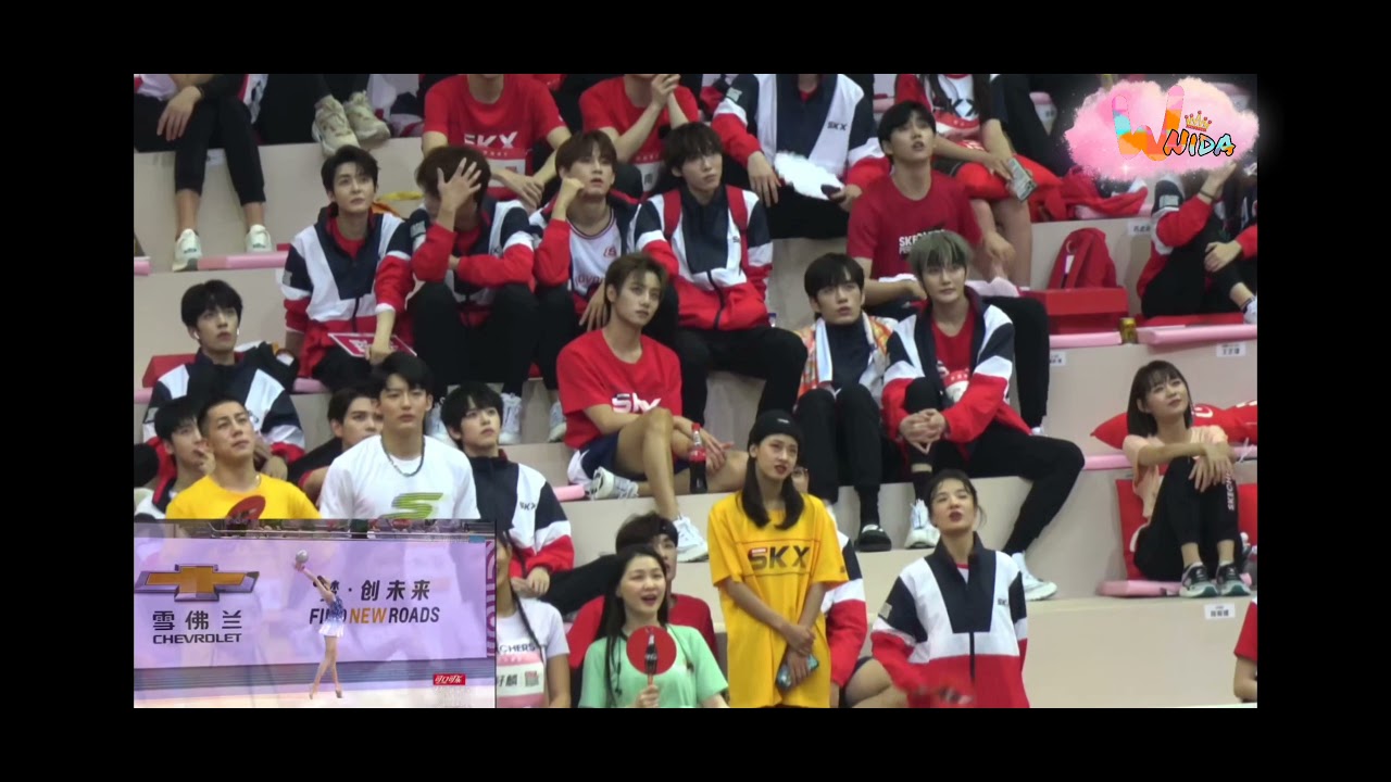 reaction จางอี่ฝาน แข่งยิมนาสติกที่ super nova games 2020