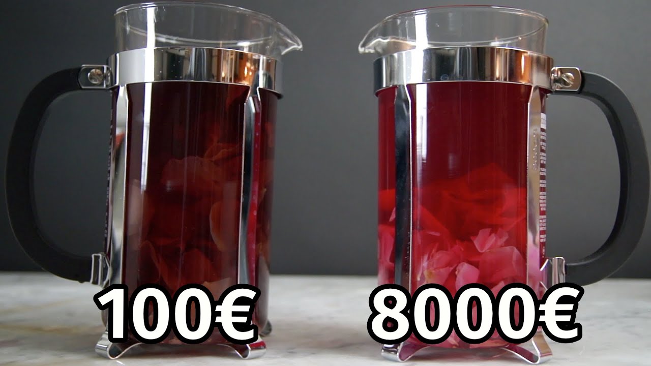 Distillation à 100€ VS 8000€ - Le parfum de la rose
