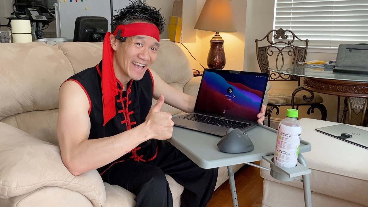 Table Mate II TV Tray Table - QUICK DEMO! VERY Easy to Use!  B01LZPMFW9  My favorite little desk!