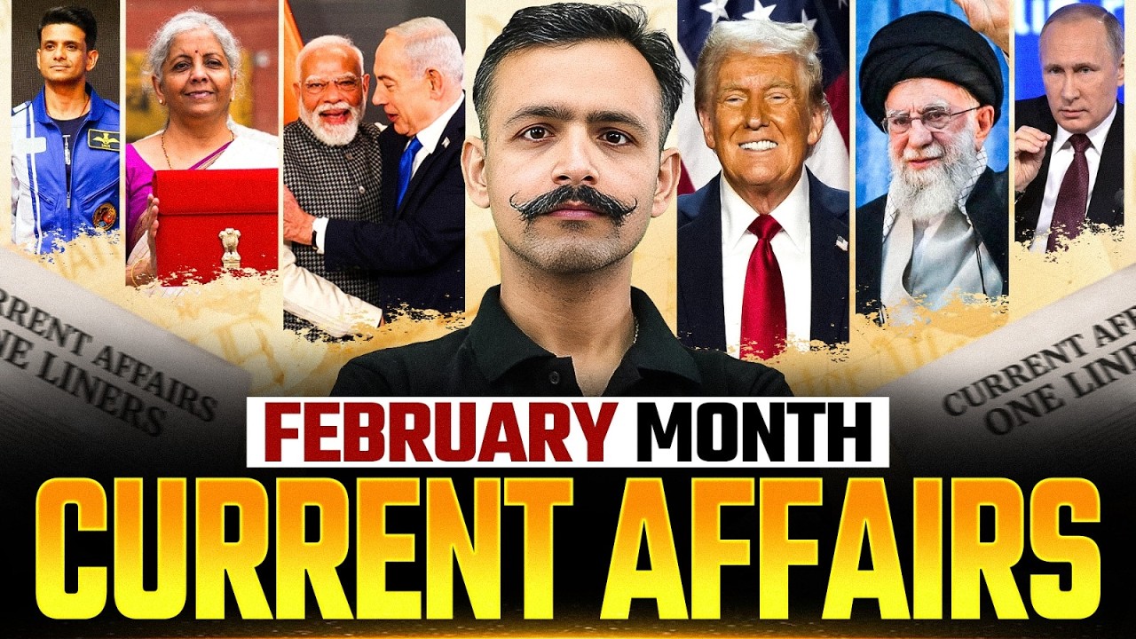 NDA 2026: February Current Affairs 2026 for NDA 1 2026 📰 Monthly Current Affairs 2026 ✅ NDA GAT