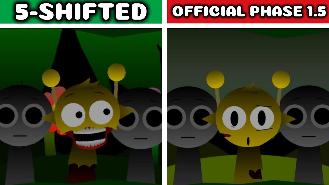 Incredibox Sprunki 5-Shifted — Phase 2 vs Official Phase 1.5: Which One Feels Better?