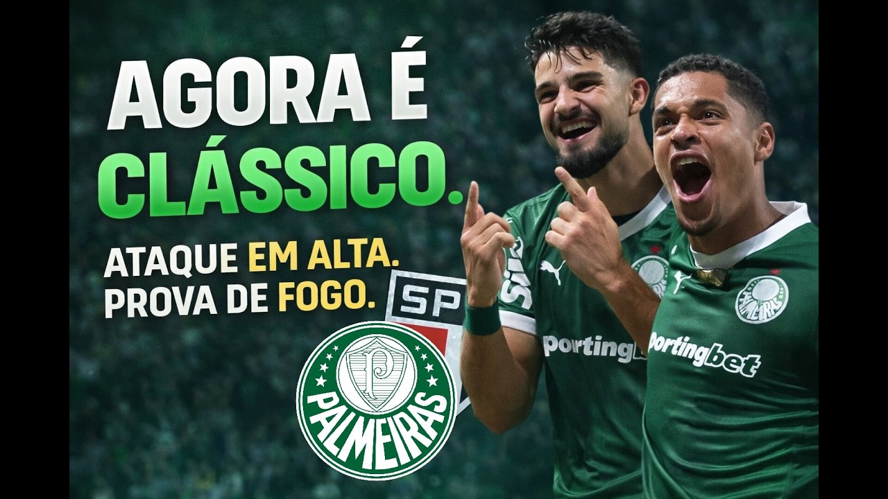 CLÁSSICO NA SEMIFINAL! O ataque do Palmeiras chega no ponto certo?