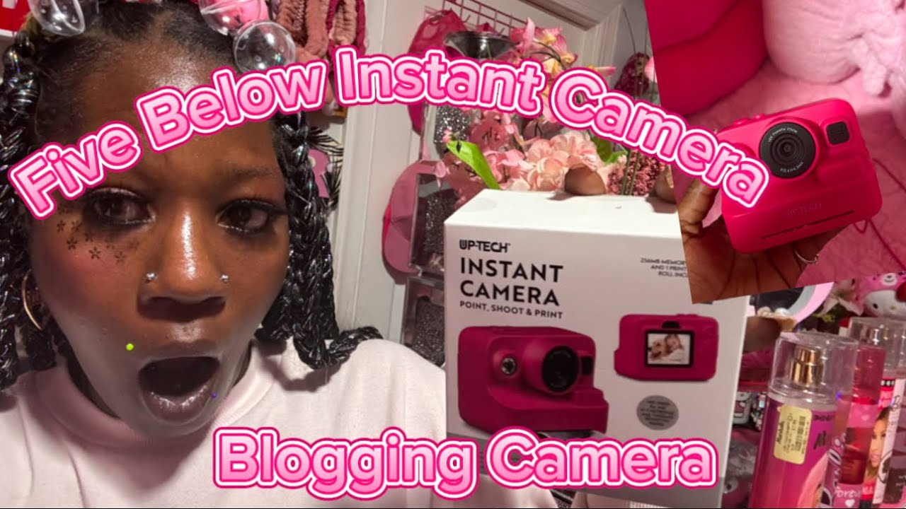 Blogging Camera Unboxing #girlyaesthetic #fivebelowfinds #fivebelow #unboxing #fivebelowshopping #po