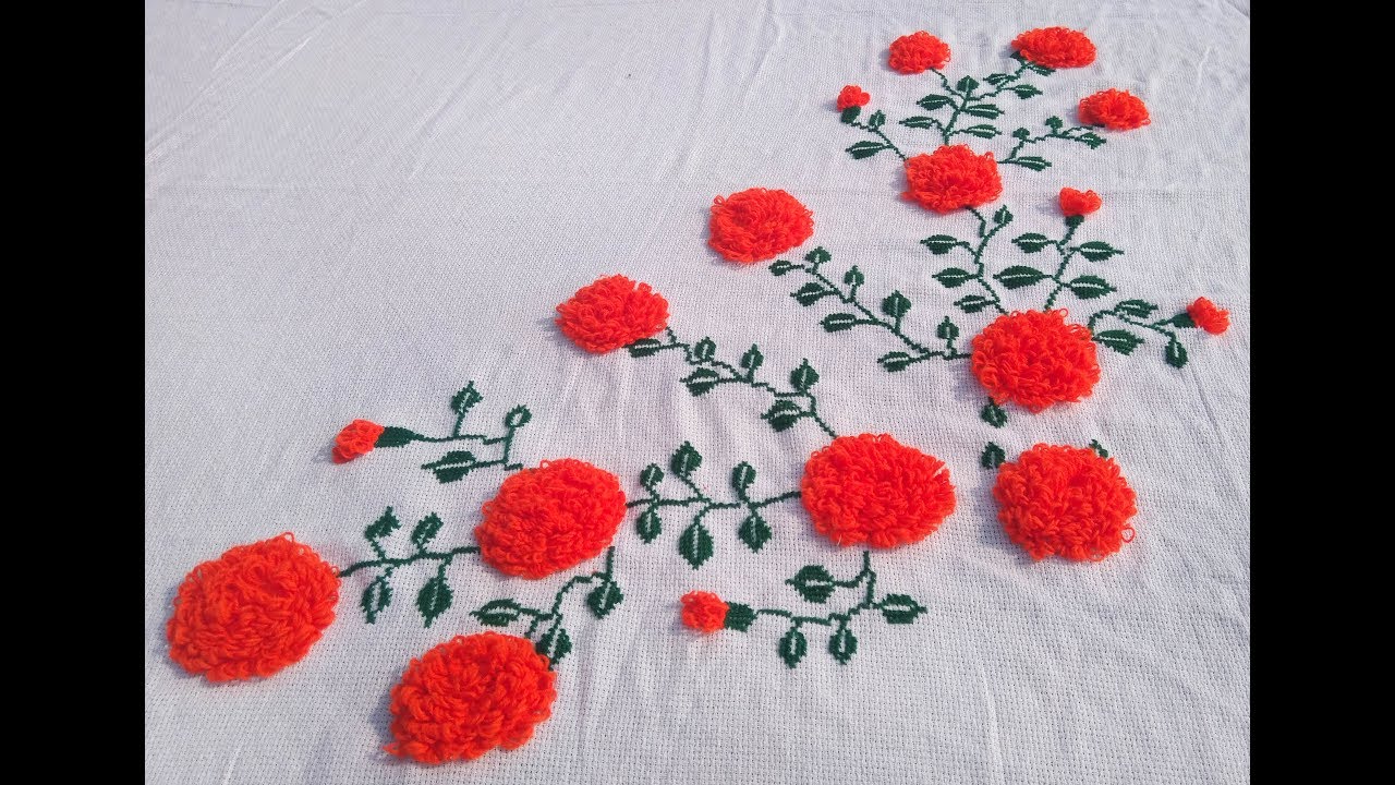 Marigold Flower Dusuti Bedsheet Design.