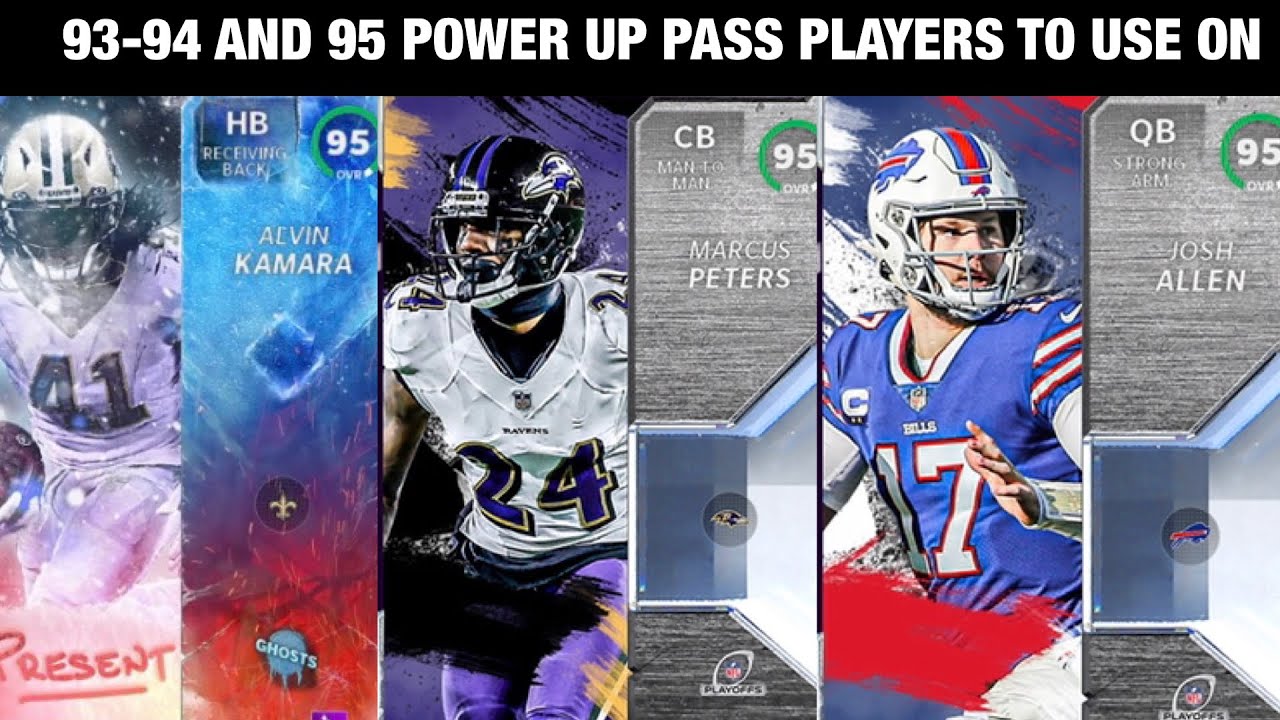 WHO TO USE YOUR 93-94 AND 95 POWER UP PASS ON!