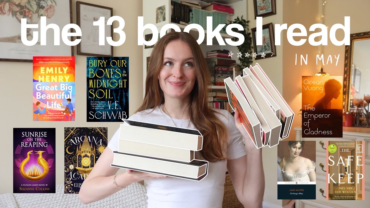 the 13 books I read in May from WORST to BEST 📖⭐️ May reading wrap up