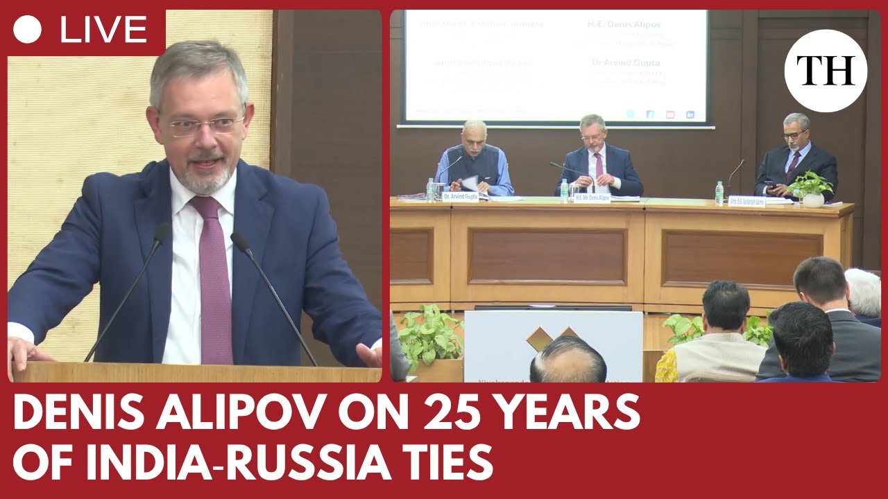 Russian Ambassador Denis Alipov on 25th anniversary of India‑Russia strategic partnership