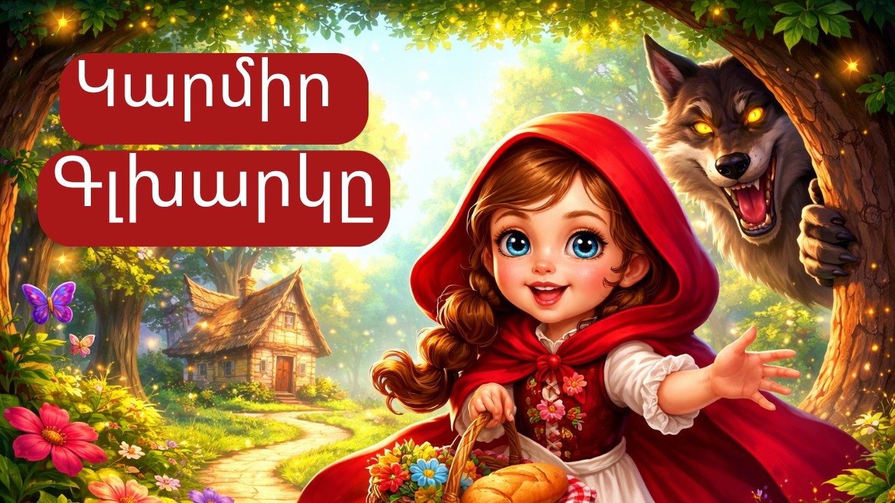 Կարմիր Գլխարկ/Հեքիաթ/ Karmir Glxark/ Красная Шапочка/ Հեքիաթներ հայերեն լեզվով