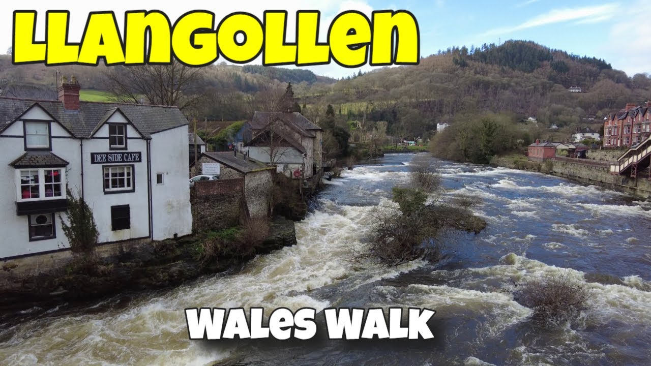Llangollen Walk. English Village Walks visits Wales.