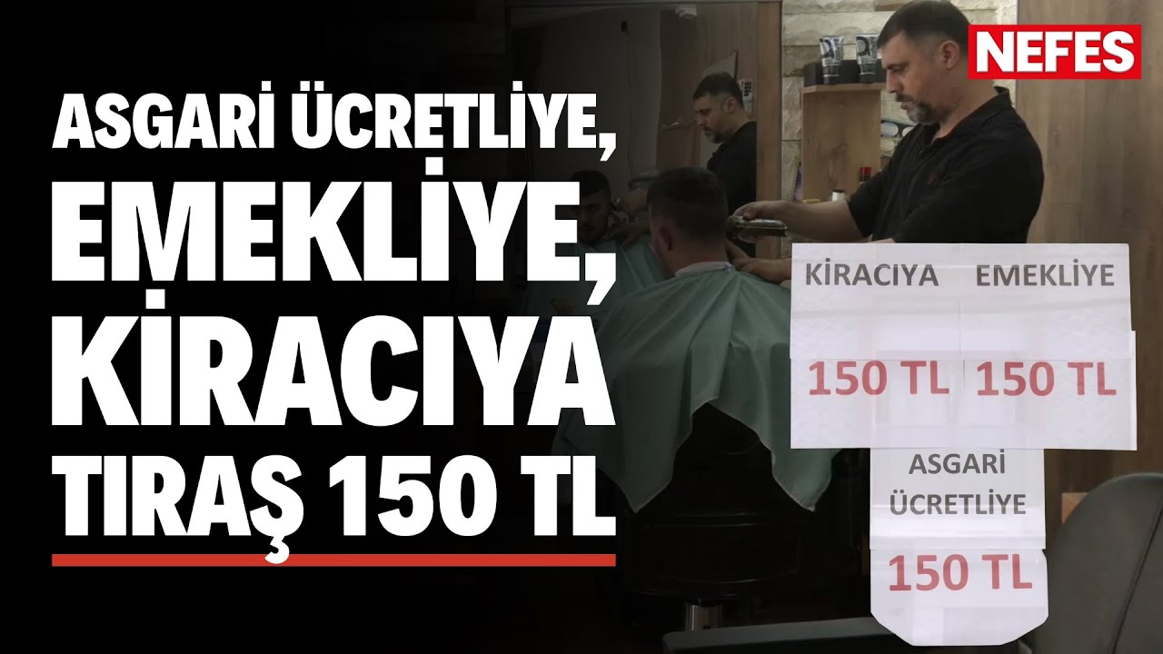 Berberden 'askıda tıraş' uygulaması: Asgari ücretliye, kiracıya, emekliye 150 TL