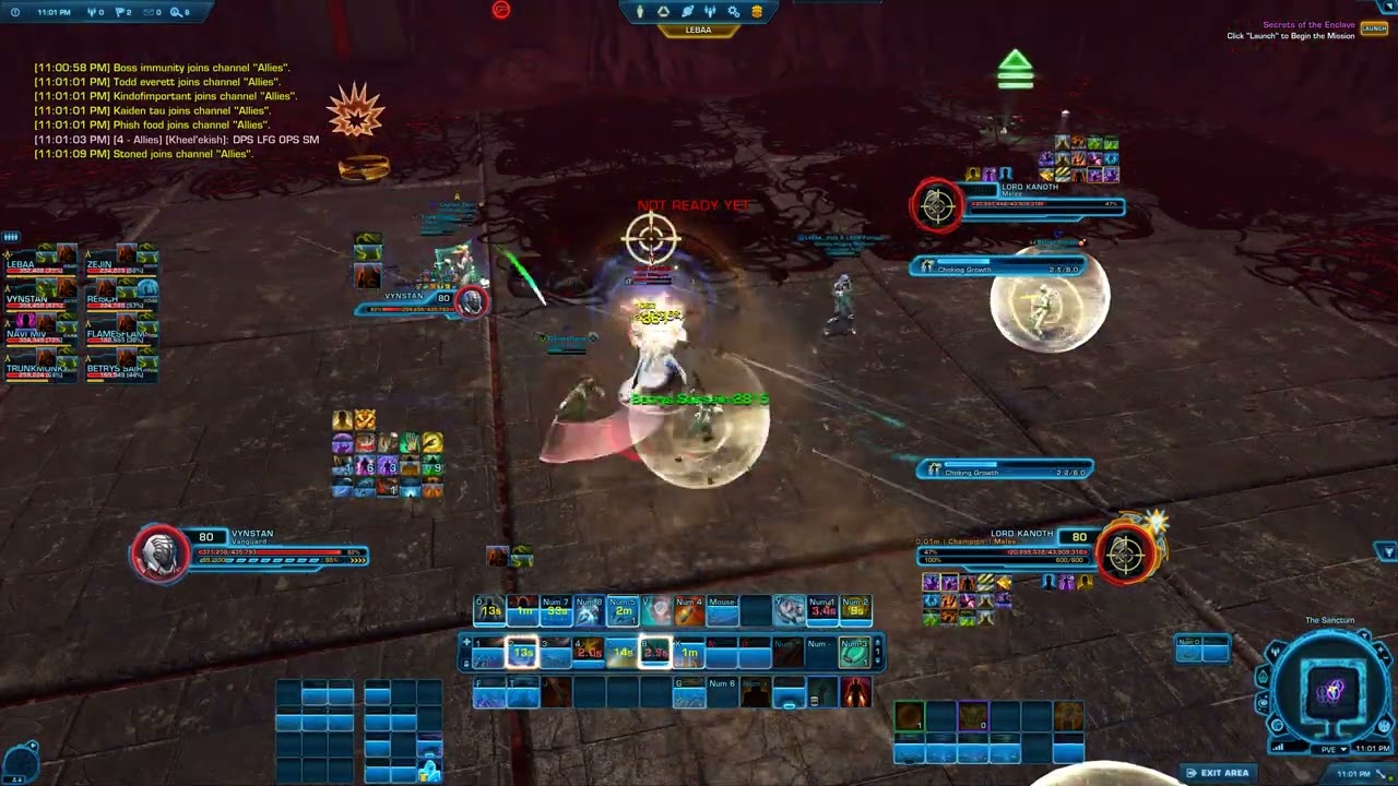 SWTOR R4 Kanoth VM Kill with Motha Effin Ken !!!