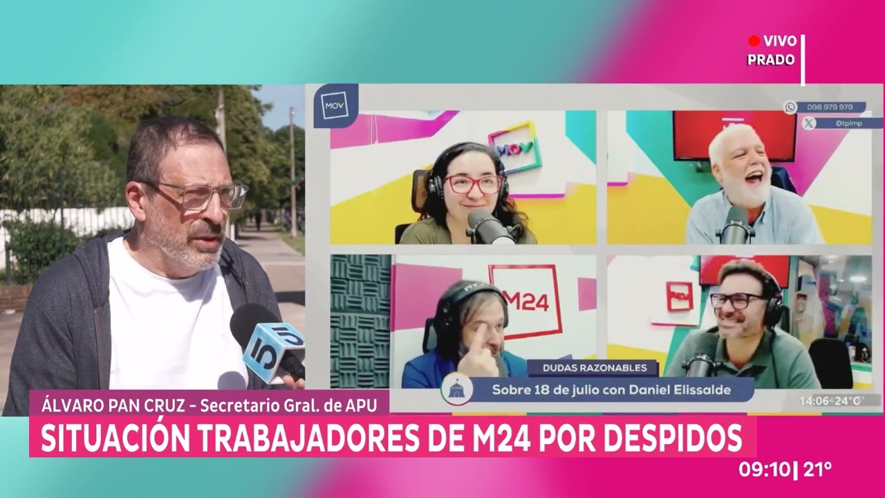 Venta de M24: trabajadores alertan por despidos masivos y falta de garant&iacute;as laborales