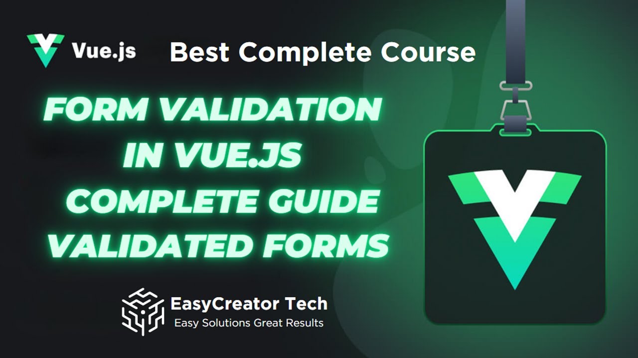 Form Validation in Vue.js 3 | Complete Guide to Building Validated Forms