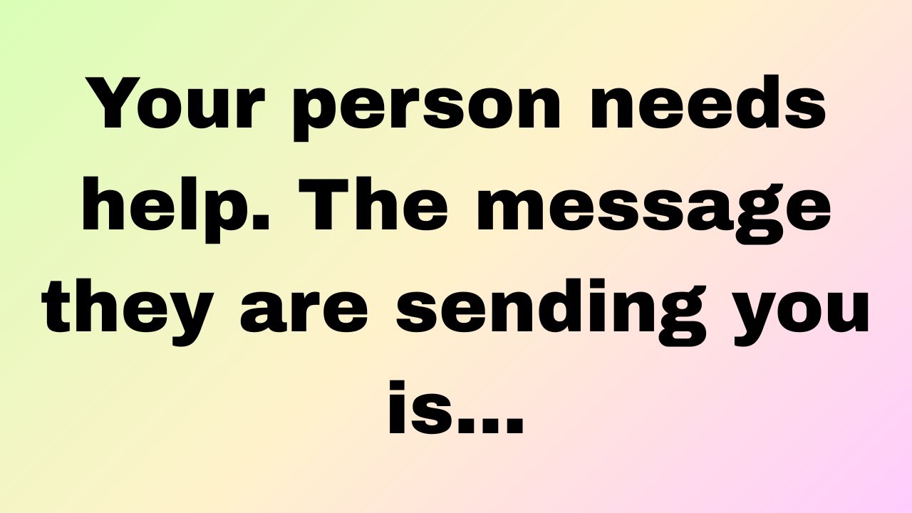 🔴✝️God Says | Your person needs help. The message they are... | God Message Today | God Message