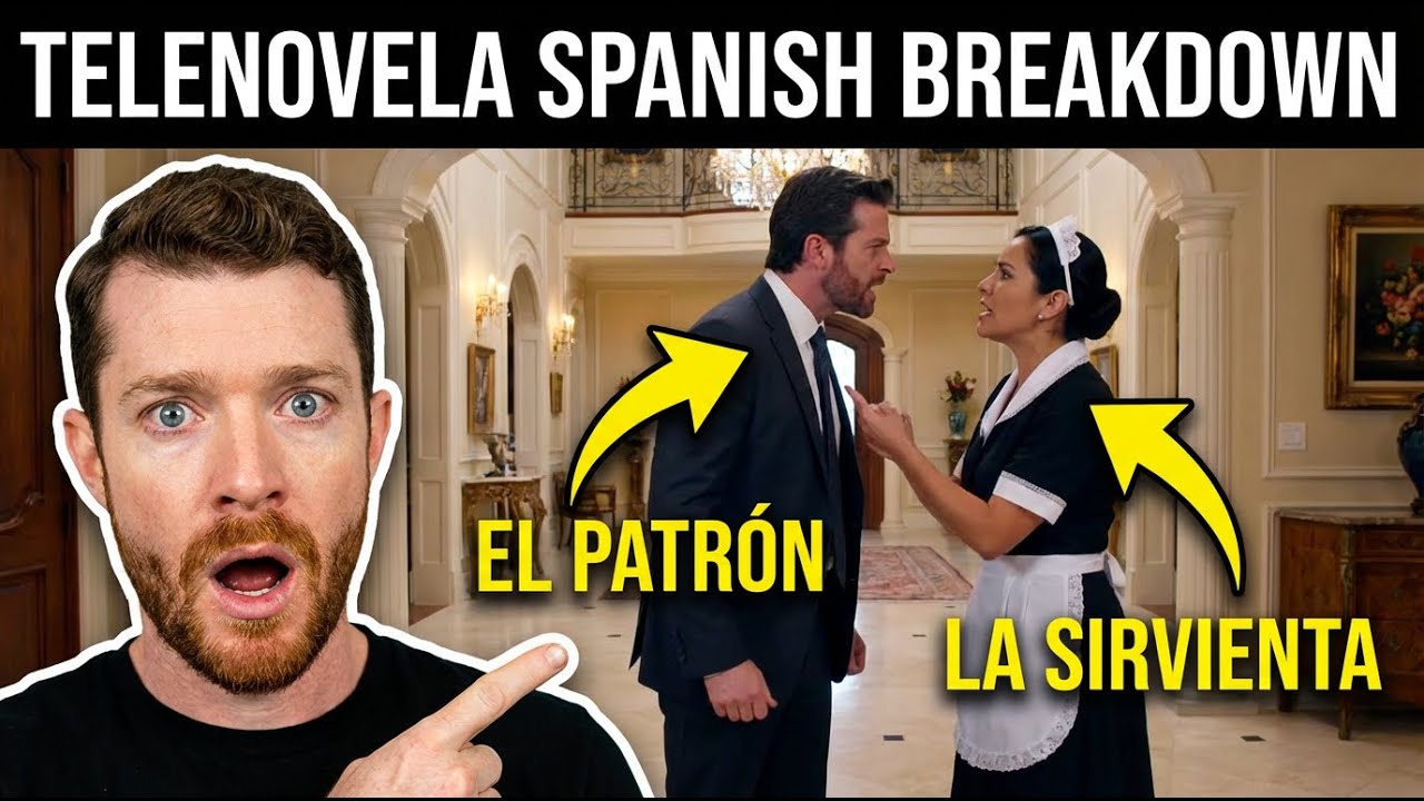 Learn SPANISH with this A**HOLE MEXICAN GUY (Telenovela Scene Breakdown)