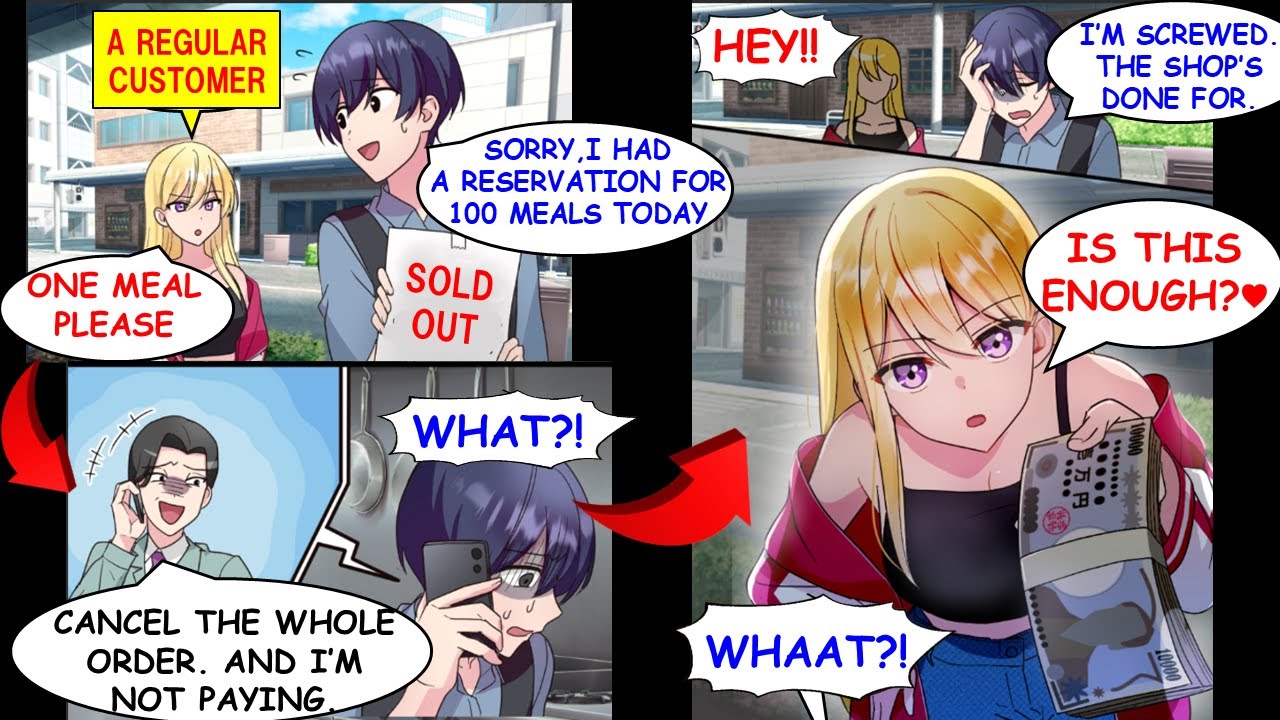 [Manga Dub] A Massive Order For 100 Meals Got Canceled… Then A Regular Customer Bought Everything.