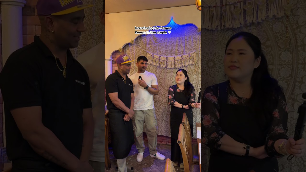 Interviewing the famous Korean Indian couple ￼@koreanpunjaban