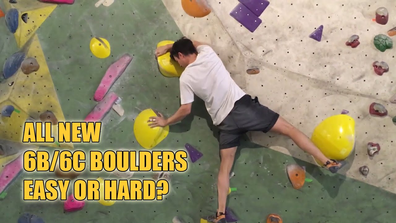 All 6B/6C boulders GEEL @ Boulderhal Sterk Utrecht