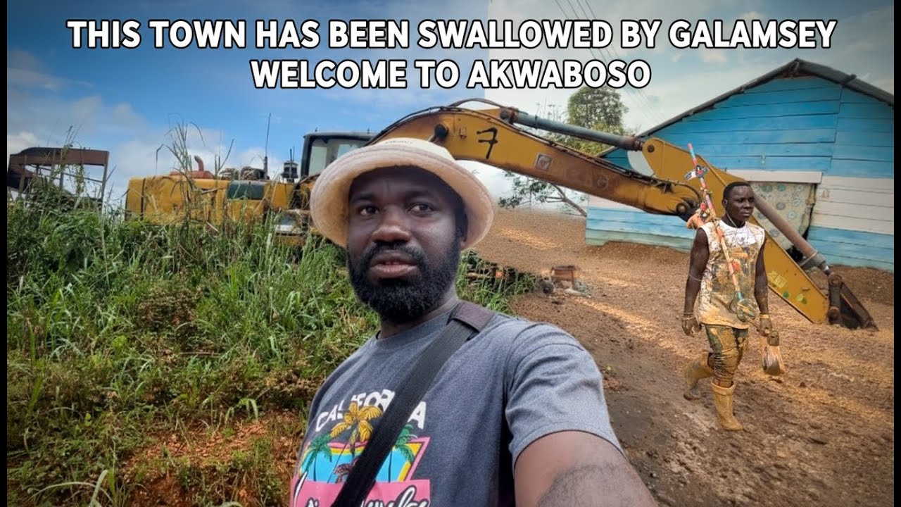 A TOWN THAT HAS BEEN SWALLOWED BY GALAMSEY ( WELCOME TO DENKYIRA AKWABOSO