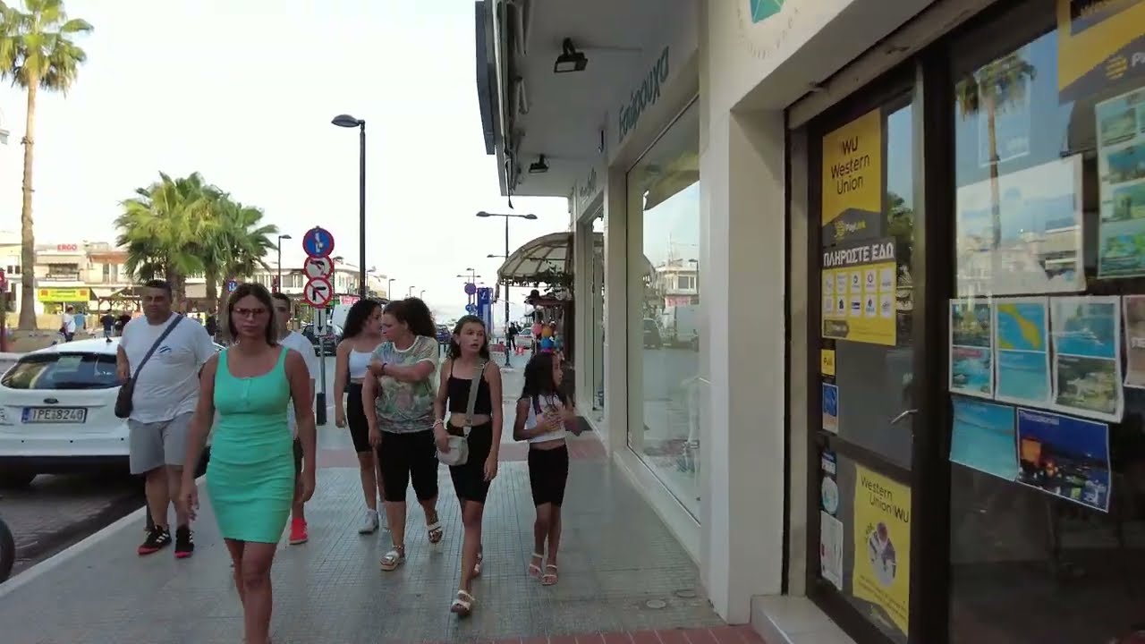 Day Trip in Nea Moudania Chalkidiki ! Greece Walking Tour 4K