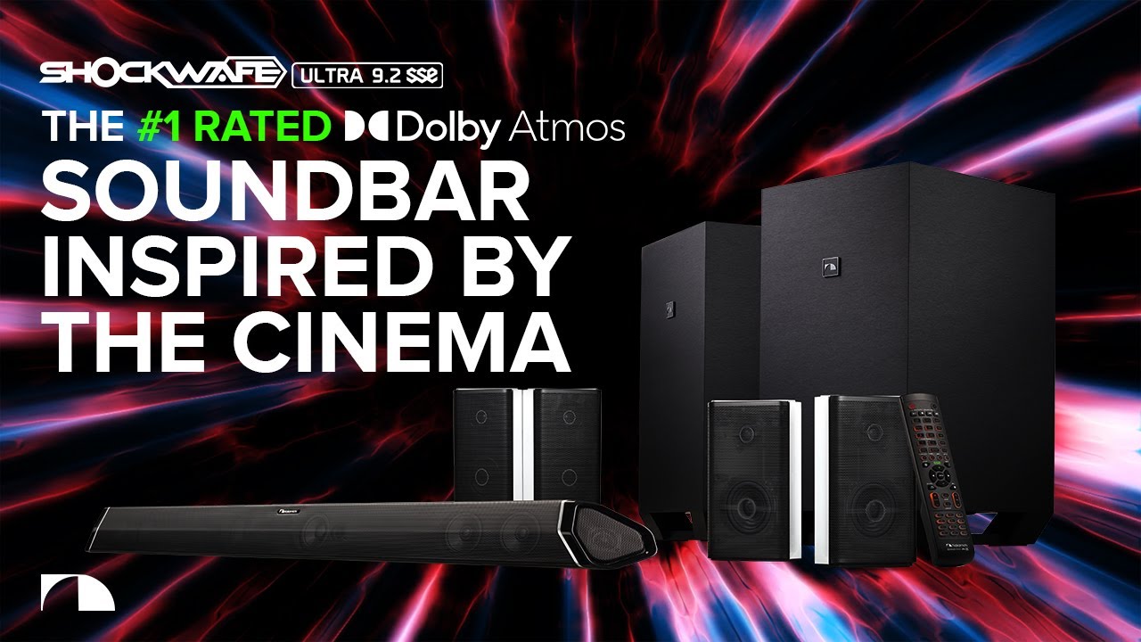 Nakamichi Shockwafe Ultra 9.2.4 SSE | The Inspiration behind USA's #1 Rated Dolby Atmos Soundbar