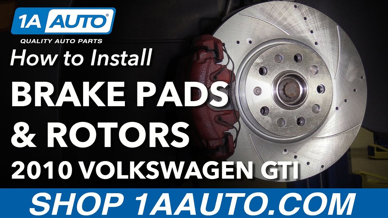 How to Replace Front Brakes 06-14 Volkswagen GTI
