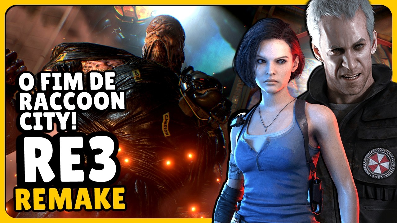 🔴 AO VIVO: Resident Evil 3 Remake – Nemesis Não Vai Me Deixar em Paz!