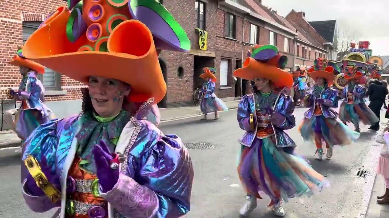 Carnavalstoet Hamme 2025 - kv t’was te peizen - met toeters en bellen