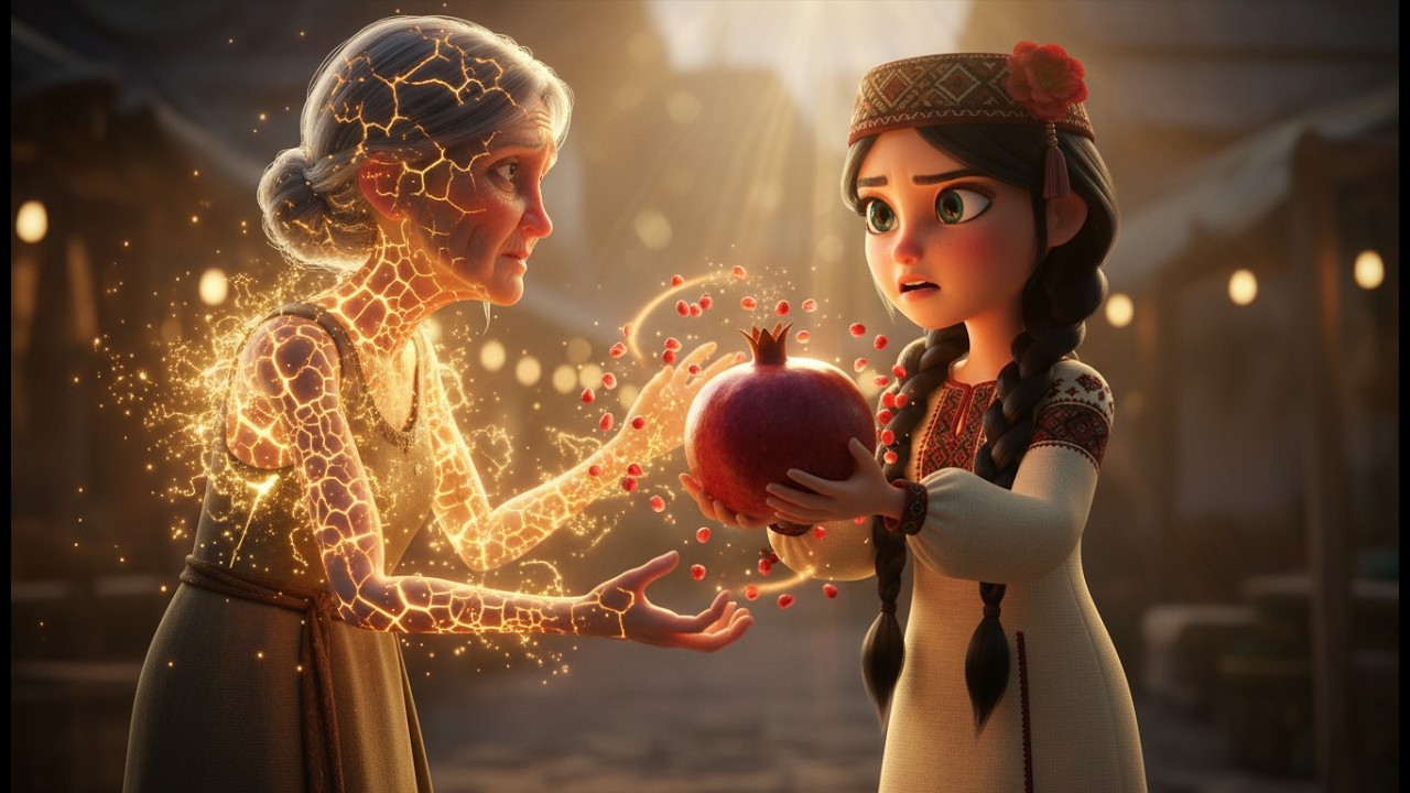 Elara and the Glowing Pomegranate | A Magical Animated Short Story