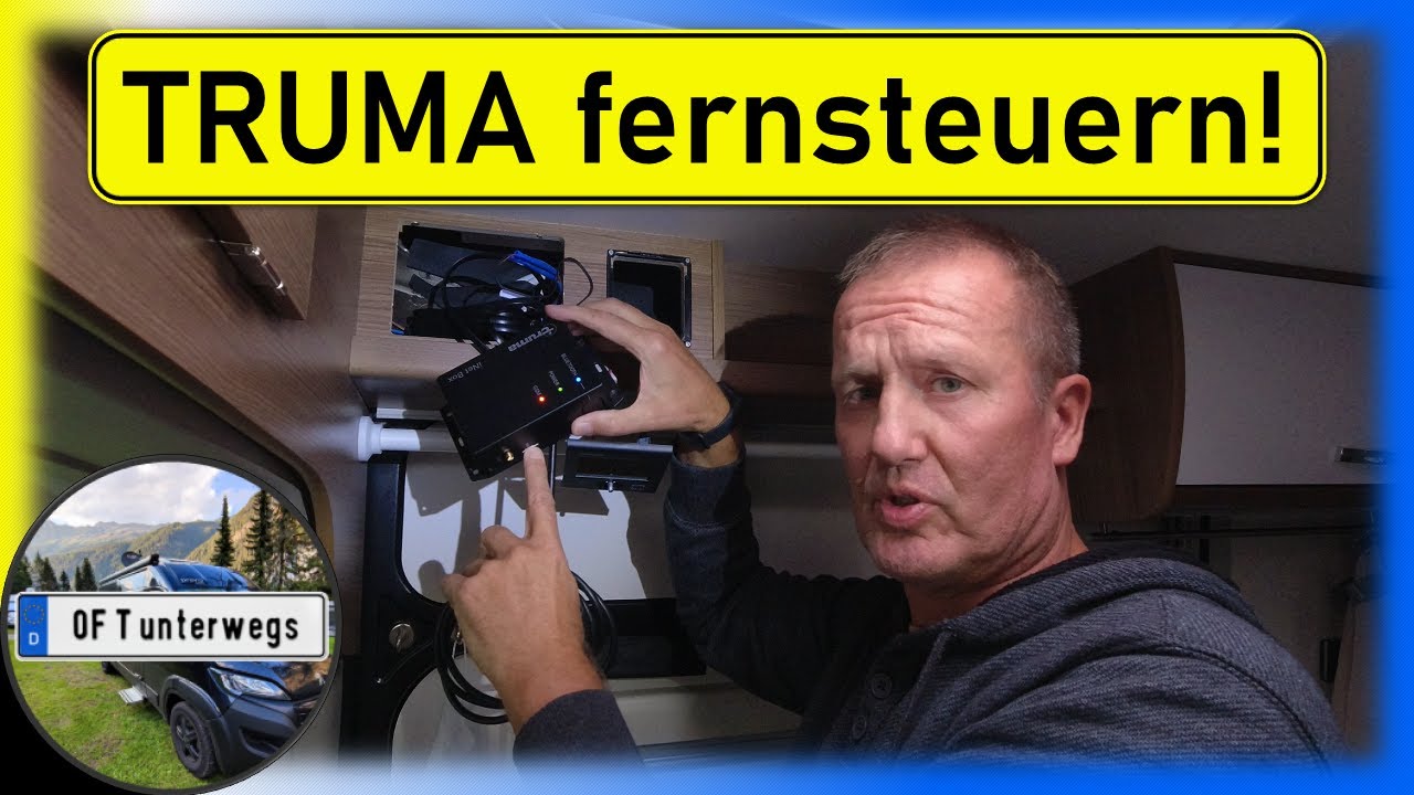 Einbau truma iNet Box in unser Kastenwagen Wohnmobil = Fernbedienung mit Bluetooth & SMS.
