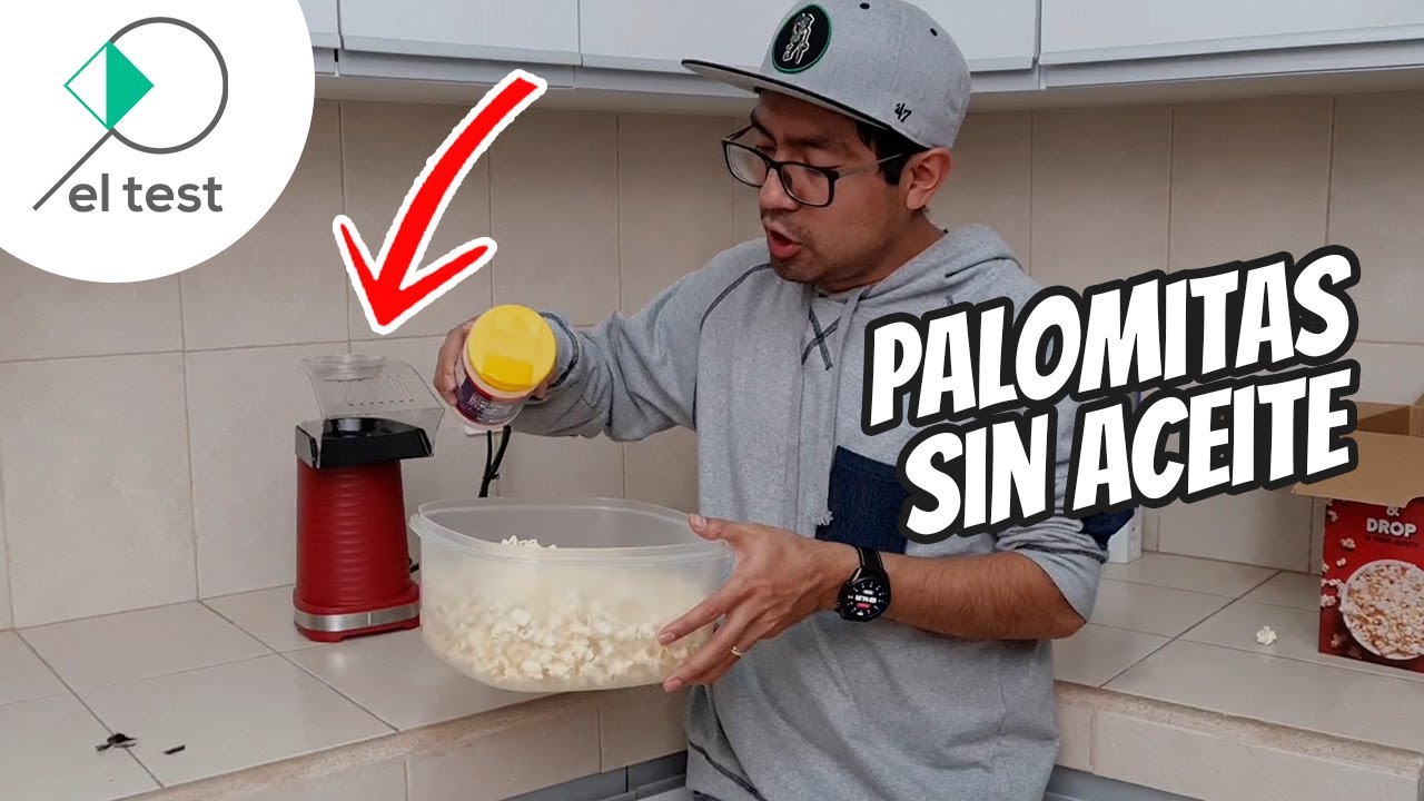 Esta maquina hace palomitas SIN ACEITE | El Test