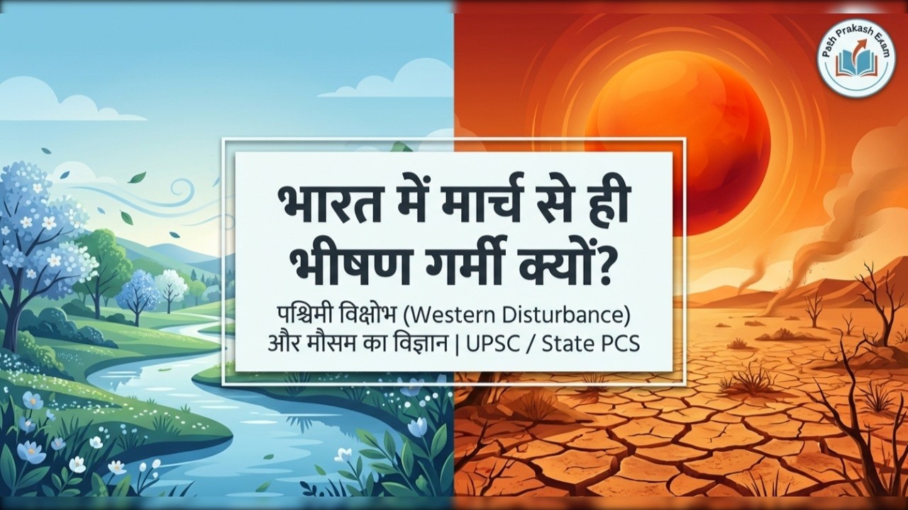 भारत में हीटवेव जल्दी क्यों आ रही है? | Early Heatwave in India Explained | UPSC Current Affairs