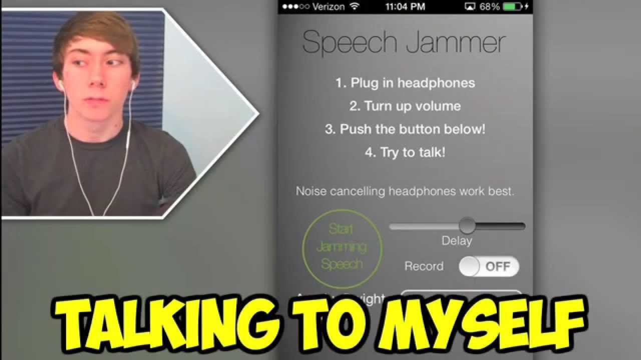 SPEECH JAMMER APPS (iPhone Gameplay Video) Cleverbot version