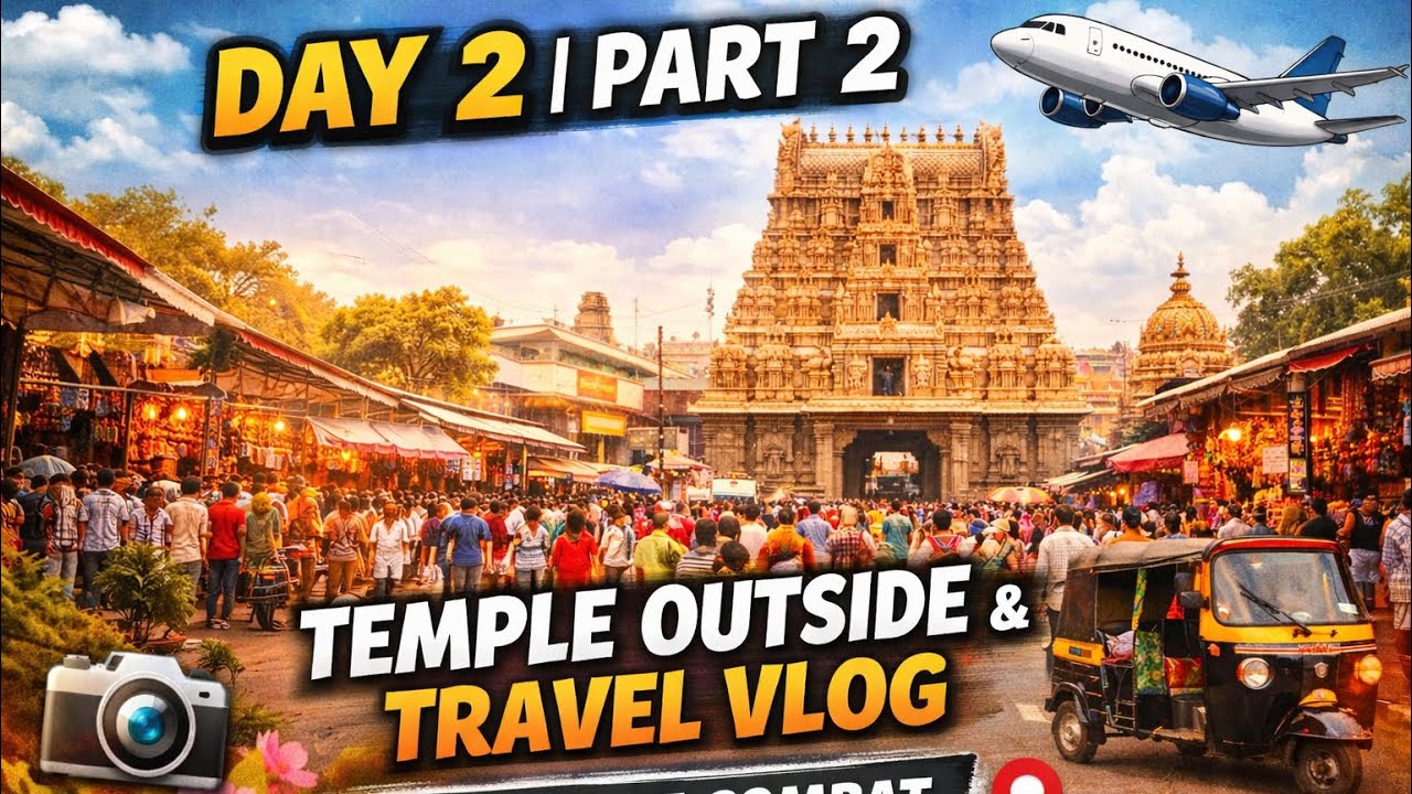 🌸 Day 2 | Part 2 – Temple Outside & Travel Vlog | Black Crest Combat 🌸