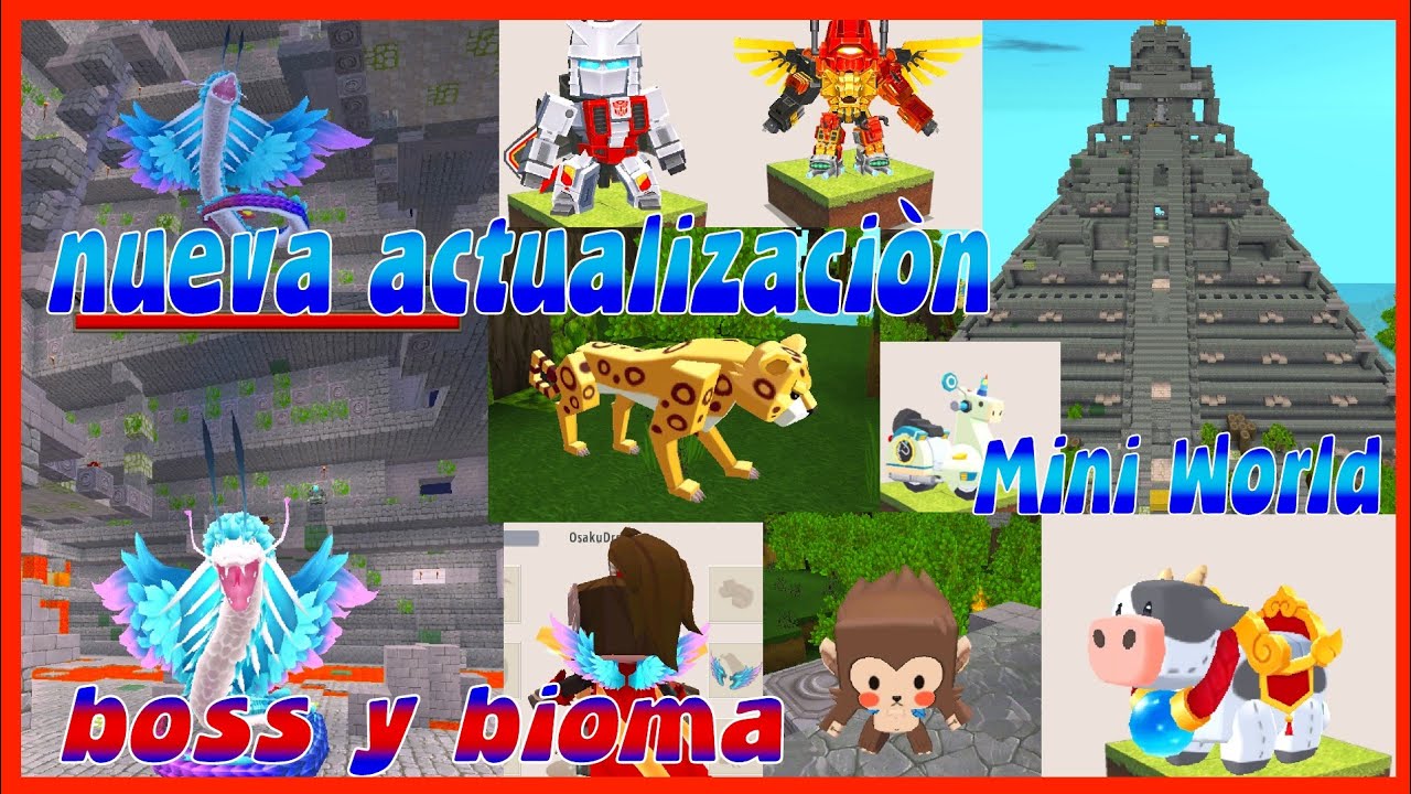 Nueva actualización nuevo Boss, Bioma y mucho más en Mini World