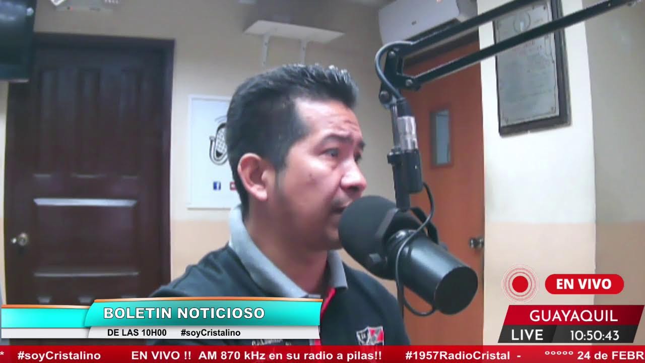 Jueves 12 de Febrero de 2026 - Programación CRISTALINA #1957radiocristal  desde#guayaquil_ecuador