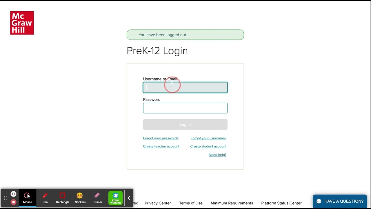 PreK-12 Login | McGraw Hill