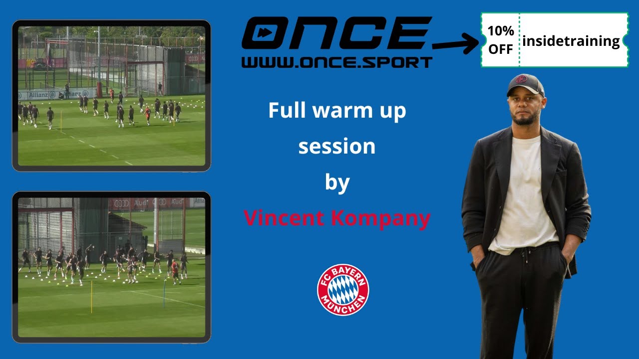 FC Bayern Munich - full warm up session by Vincent Kompany