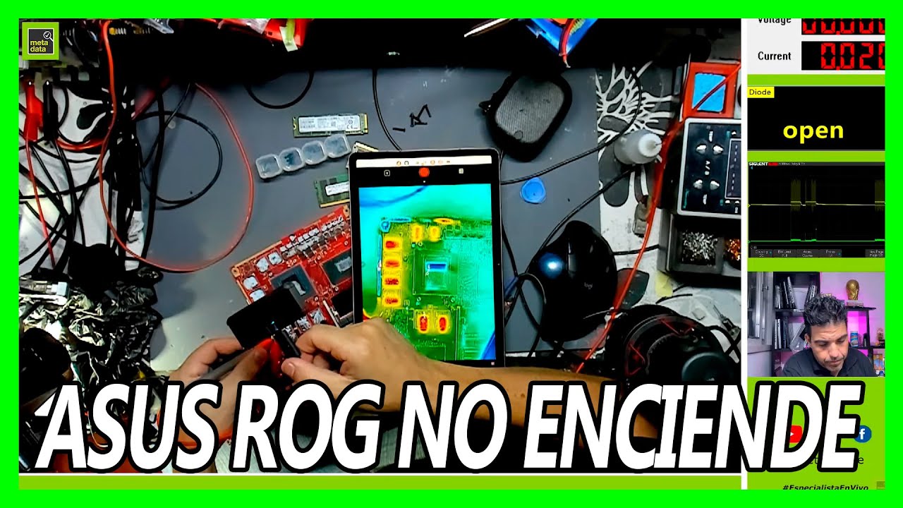 🔴#101 LEO TENGO UNA ASUS ROG QUE NO ENCIENDE! POR CORTO EN VRAMS!
