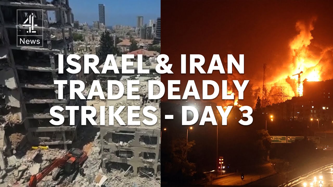 Iran-Israel conflict intensifies as new strikes kill over 100 - Day 3