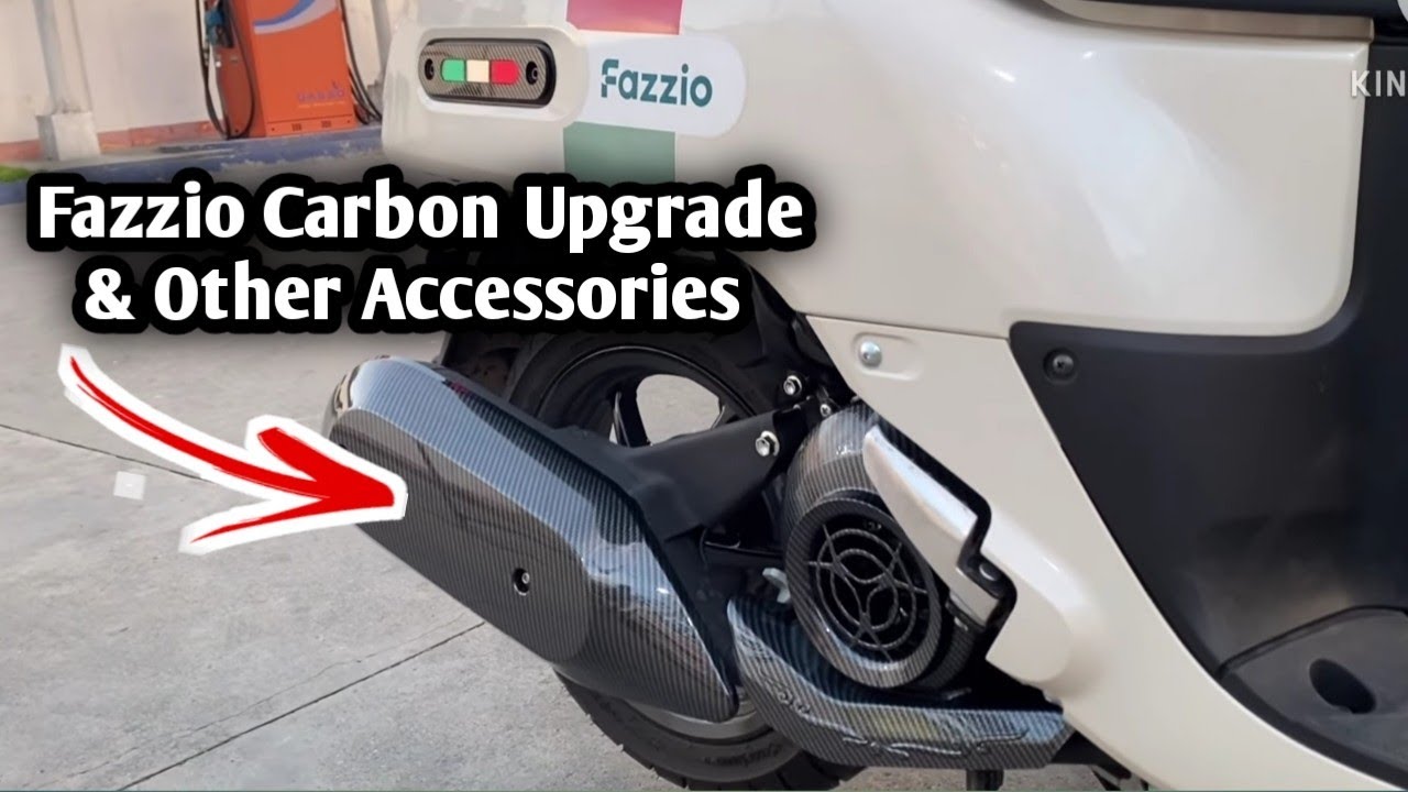 Yamaha Fazzio Carbon & Other Accessories Installation | Nellywerkz TV