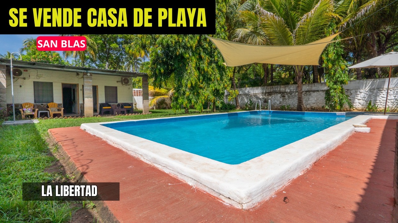 SE VENDE CASA DE PLAYA 🌊 | SAN BLAS, La Libertad