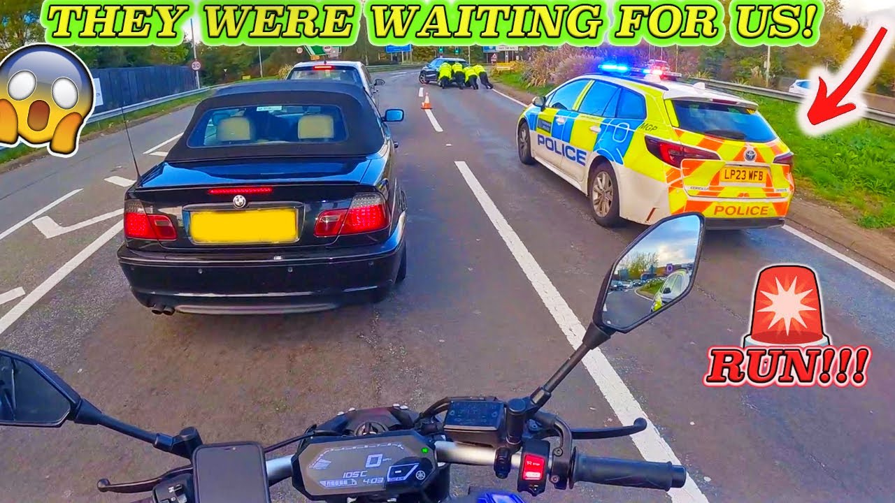 THEY WERE WAITING FOR US🫣| MT07 RUNS AT HIGH SPEED!💥💨